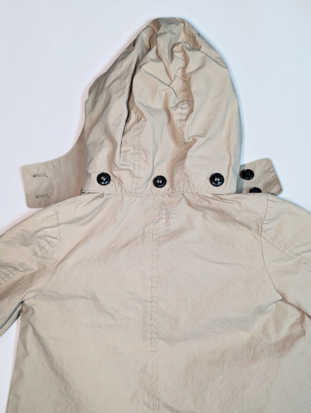 Burberry Kids' Trench Coat, Detatchable Hood, Iconic Nova Check Lining, 18 Month