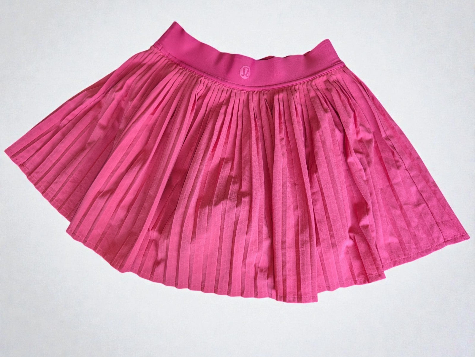 Lululemon Pink Varsity High-Rise Pleated Mini Tennis Skirt, Small