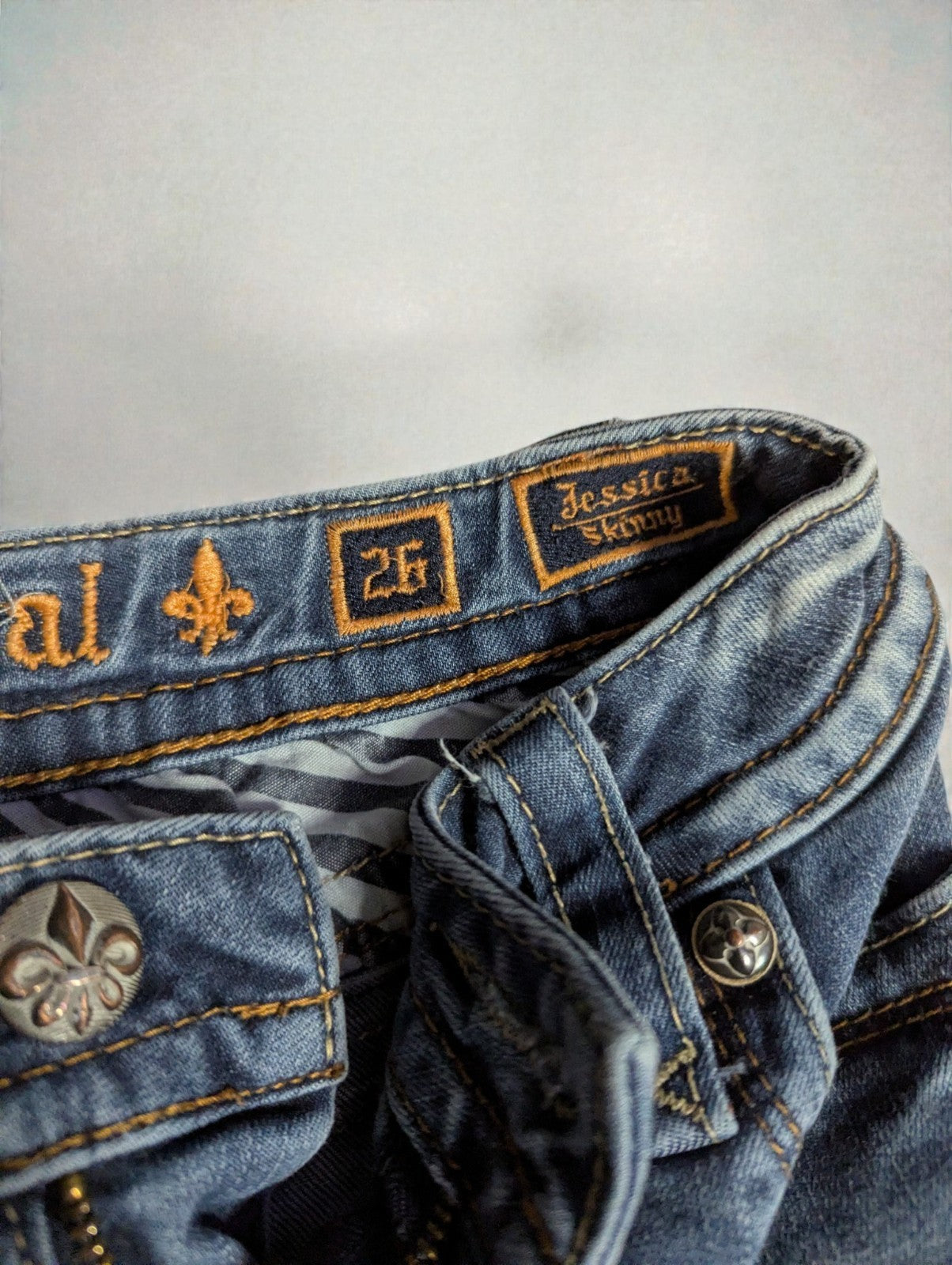 Women's Rock Revival Jeans "Jessica Skinny" Size 26