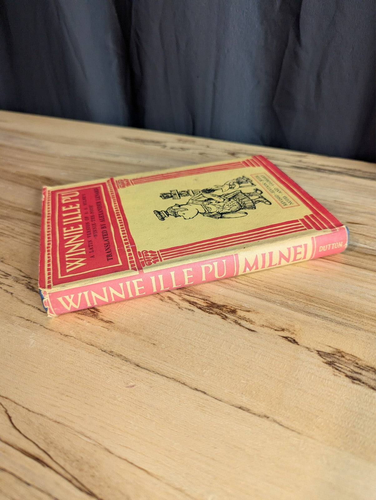 Vintage 1960s Winnie Ille Pu, Latin Translation, Hardcover