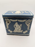 Vintage Huntley & Palmers Biscuit Tin, Wedgewood Style, 5"x3"x4"