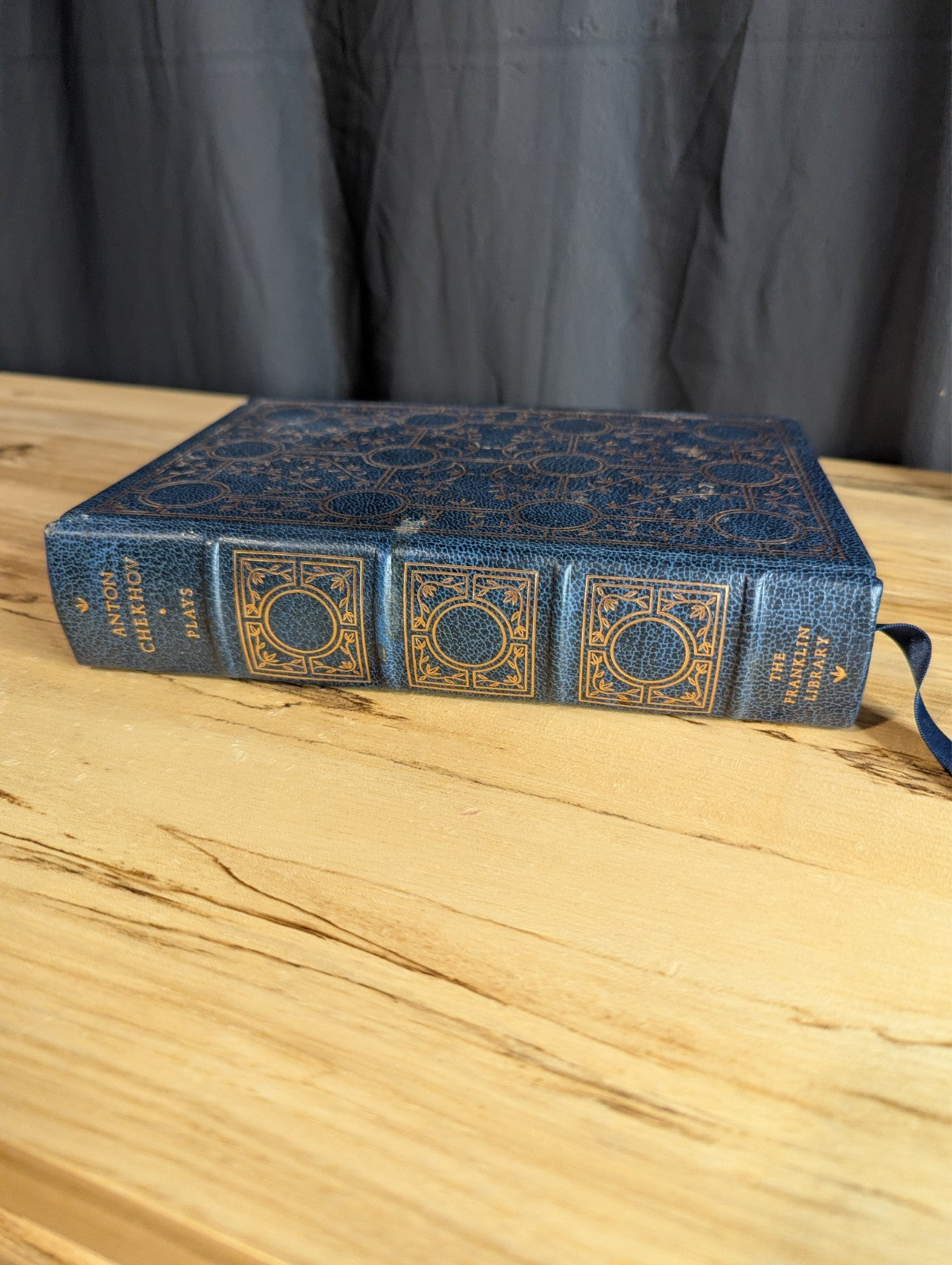 22K Gold Accent Eight Plays by Anton Chekhov 1976, Gold Gilded Page Edges Book