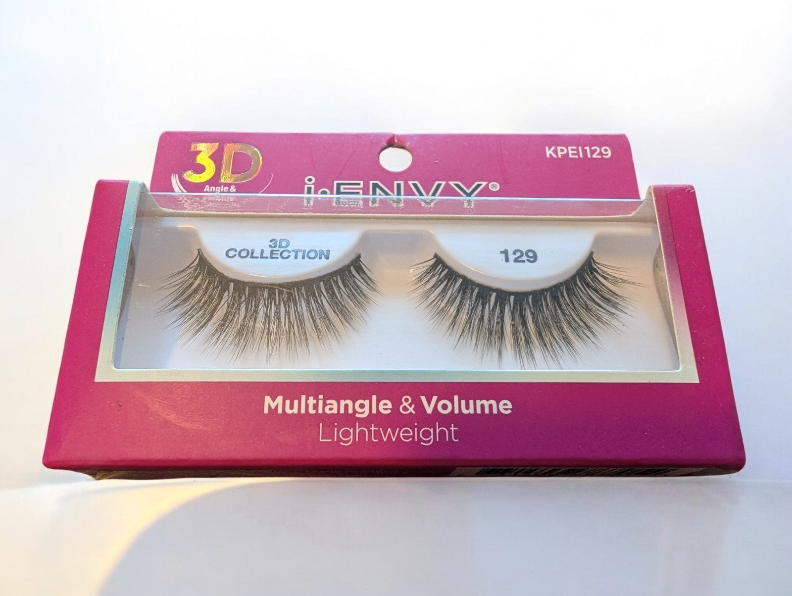 Kiss I-Envy 3D False Eyelashes Lot, 6 Unopened Boxes, 3 Varieties