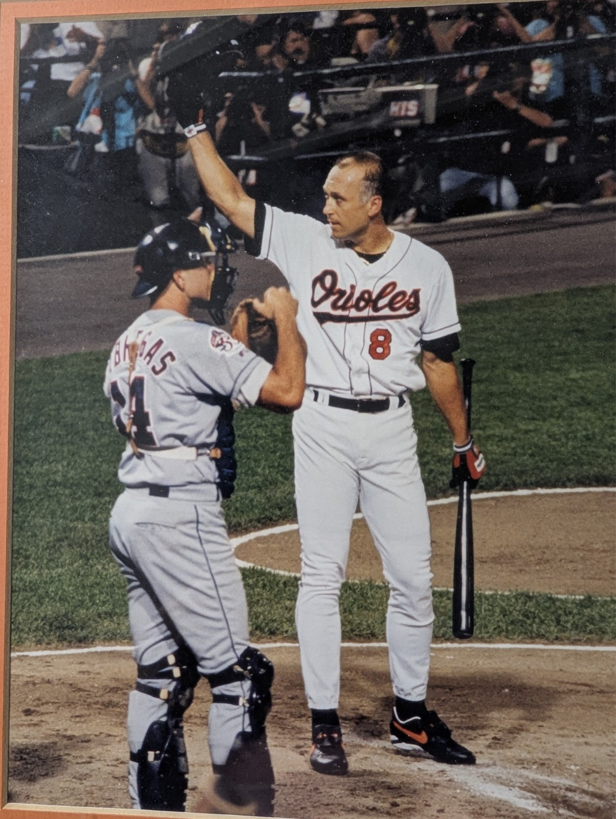 Cal Ripken Jr. Photo and Plaque, Framed