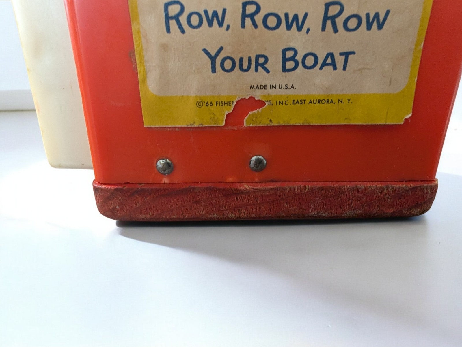 Vintage 1960s Fisher Price Toy Lot of 3- Jalopy, Lunch Box, Two Tune TV