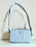 Guess Light Blue Charlestown Mini Crossbody Bag Purse