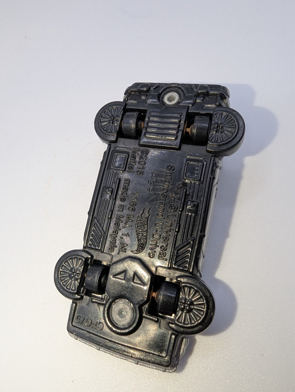 Hot Wheels Back to the Future Time Machine-Hover Mode Die-Cast Car