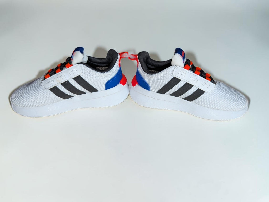 White Adidas Racer Toddler/Little Kids Shoes, Size 8K