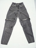 Y2K Guess Denim Women's Cargo Jeans Utility Pockets Grey, Size 2