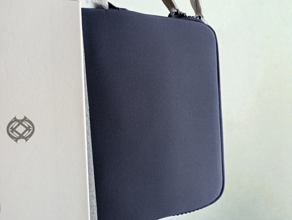 Dagne Dover Laptop 12" Bag with Adjustable Strap Color Storm Dark Blue- New
