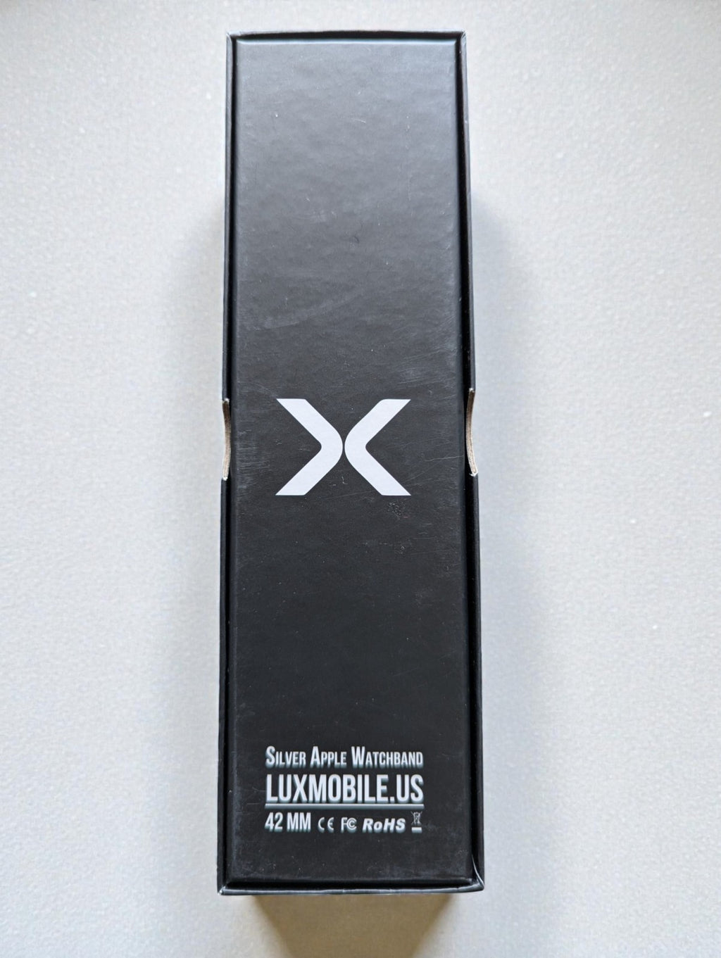 Lux Mobile Silver Apple Watch Band Stainless Steel 42mm-New in Box