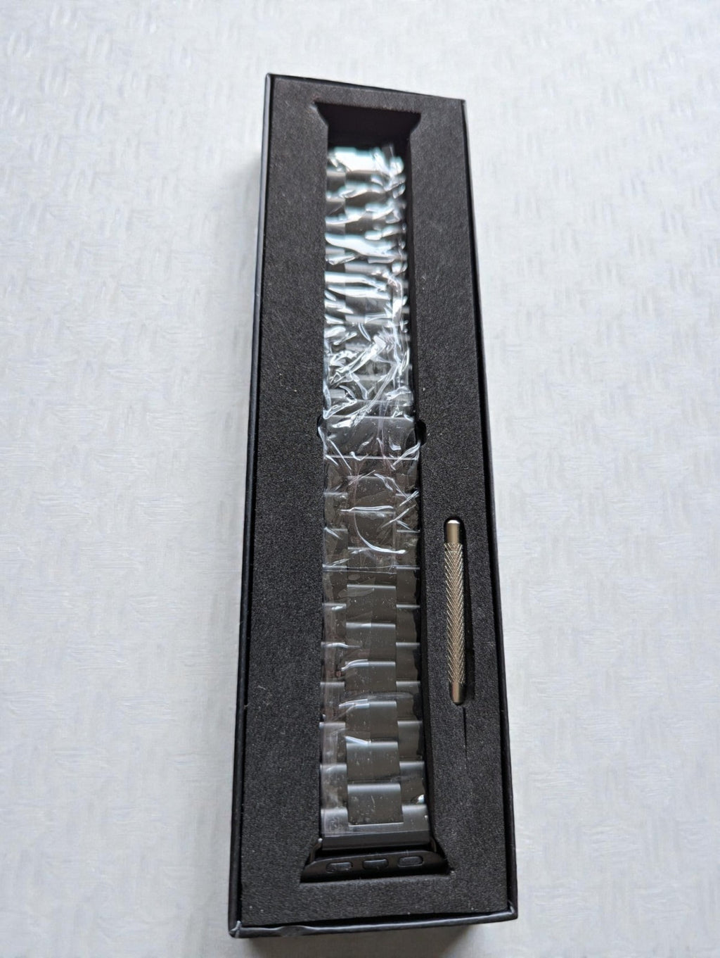 Lux Mobile Black Stainless Steel 38mm Apple Watch Band- New in Box