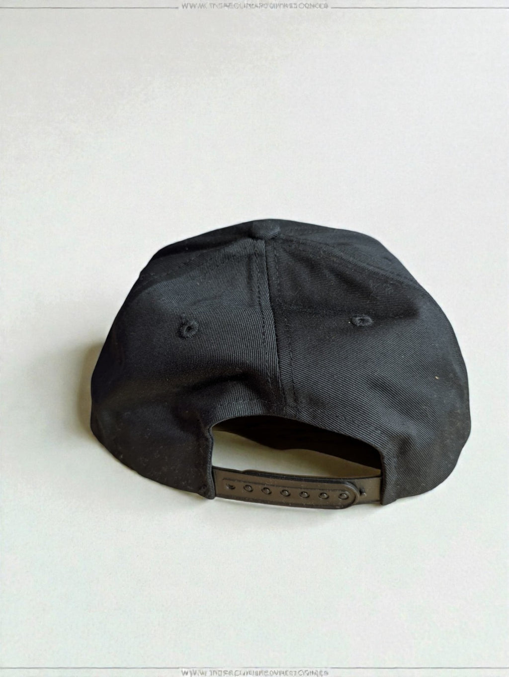 Custom Snapback Hat True Headz, Red Laces Faux Red Leather Brim