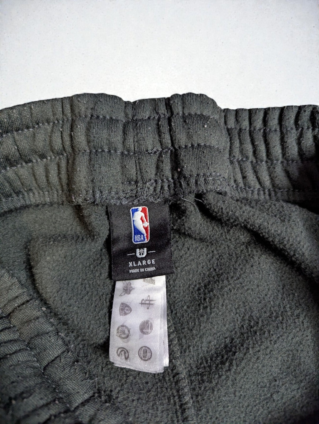 NBA Lakers Men's Dark Grey Fleece Jogger Pants, Size XL