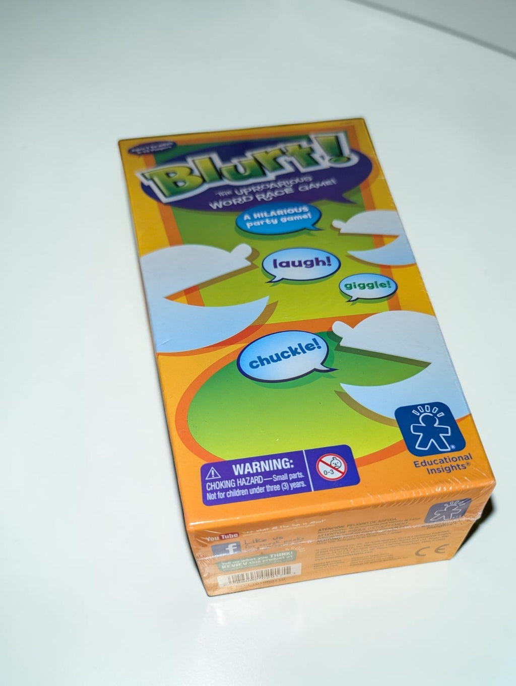 Educational Insights Blurt! Word Race Game, NIB