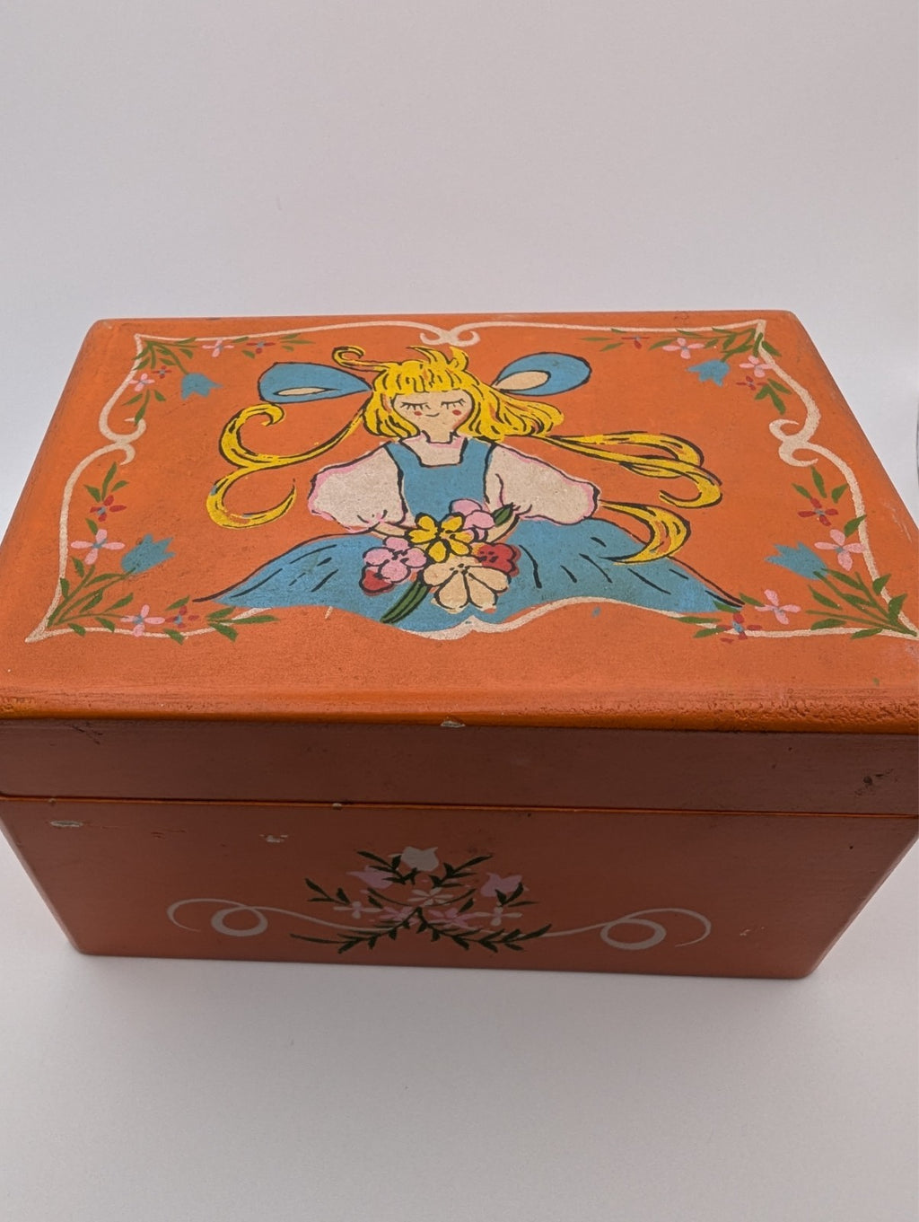 Vintage Japanese Ballerina Music Box, Works, With Extra Ballerina 6"x4"x3.5"