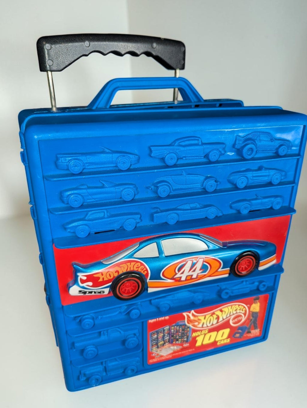 1997 Hot Wheels Storage Case with 32 Vintage Hot Wheels Cars (1970s-1999) Lot