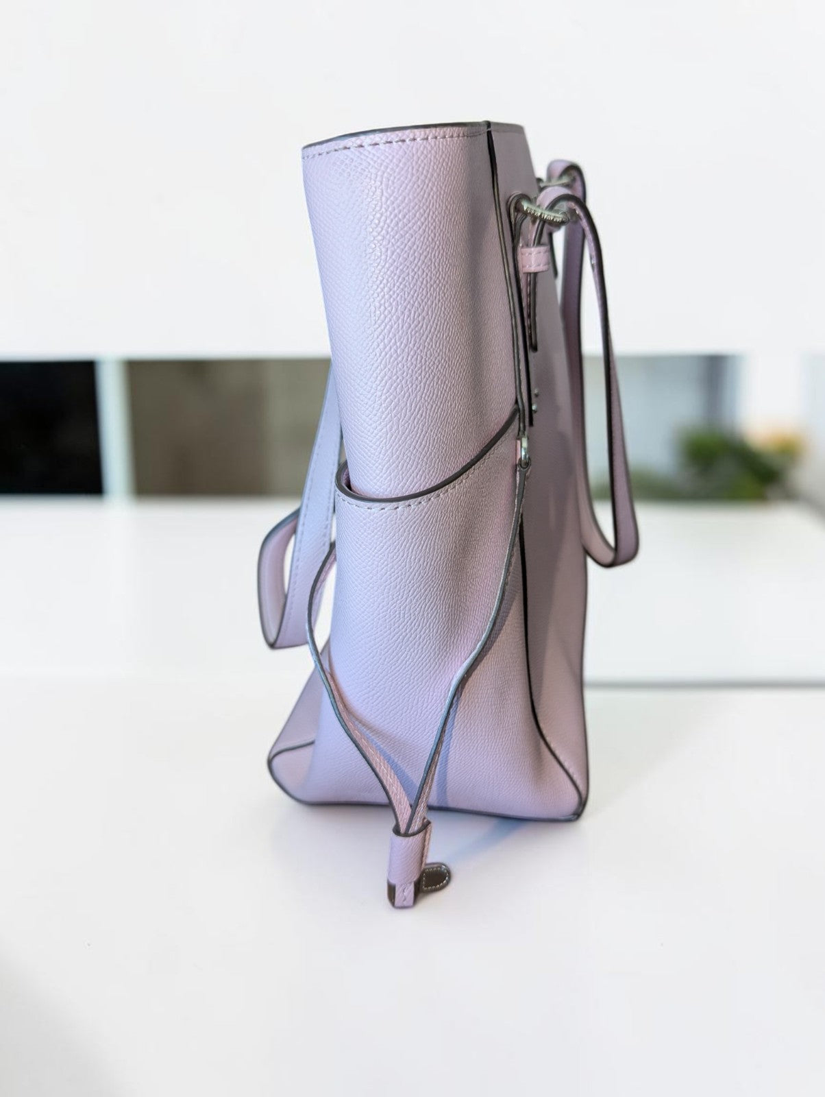 Michael Kors Voyager Large Saffiano Leather Tote, Powder Blush Pink
