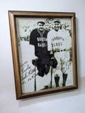 Babe Ruth and Lou Gehrig Photo Framed, Reproduction Signed