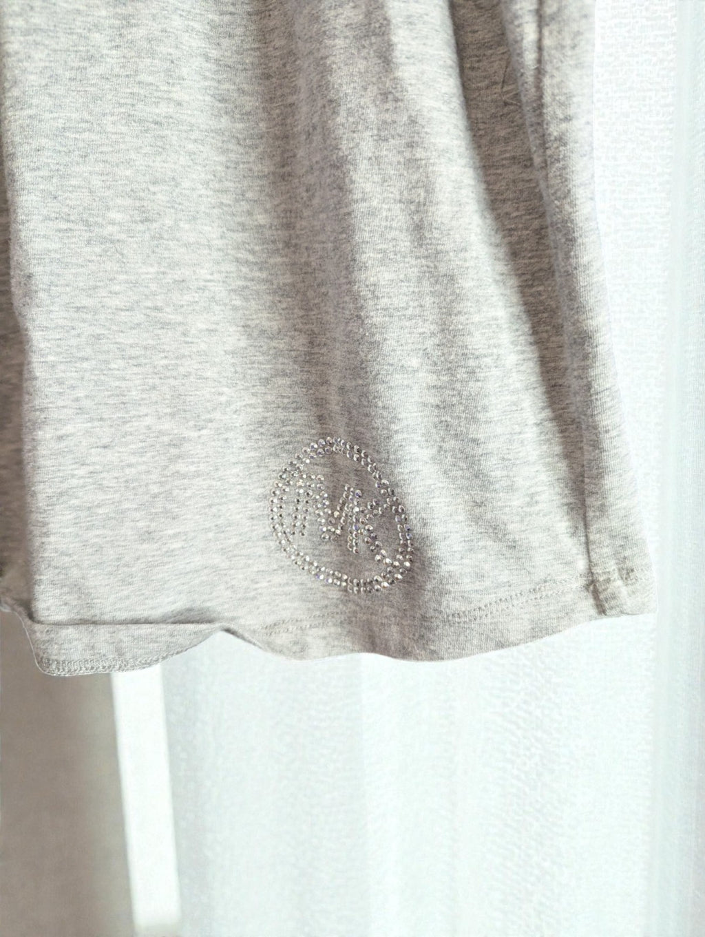 Michael Kors T-Shirt Dress Grey, Size Medium