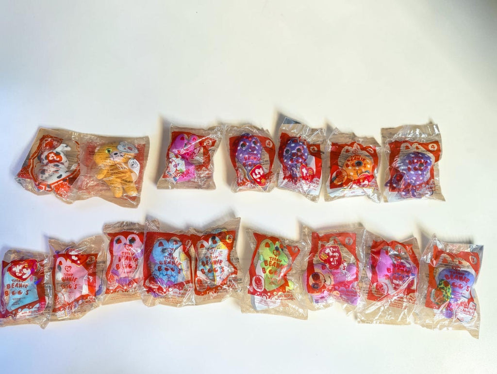 McDonald's TY Teenie Beanie Boos Happy Meal Toy Lot, 2 Extra