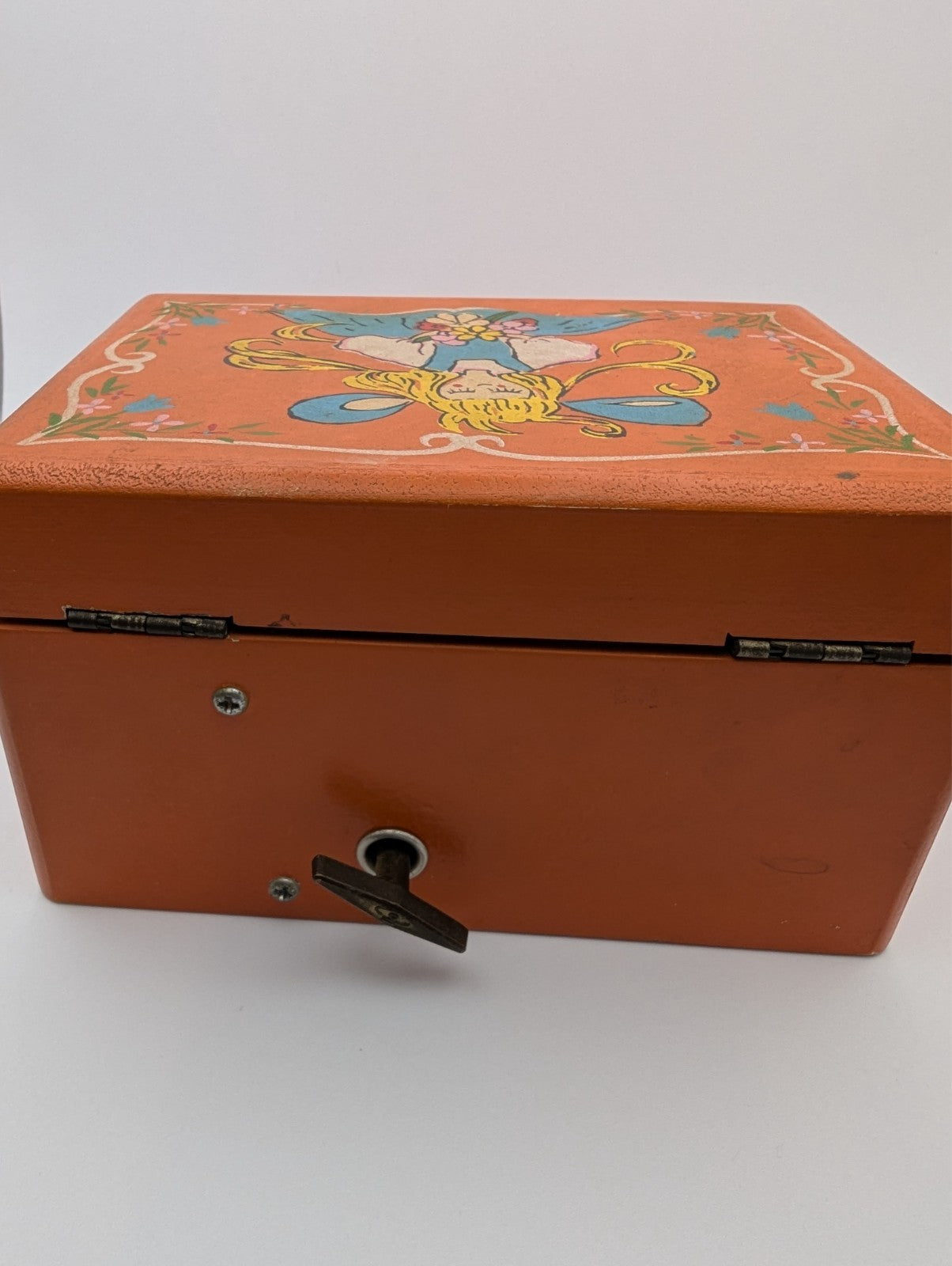 Vintage Japanese Ballerina Music Box, Works, With Extra Ballerina 6"x4"x3.5"