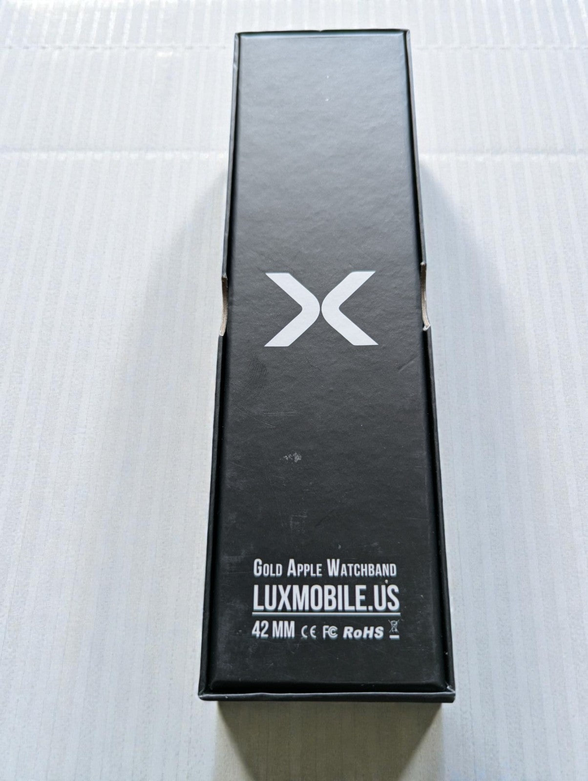 Lux Mobile Gold Stainless Steel Link Apple Watch Band 42mm- New in Box