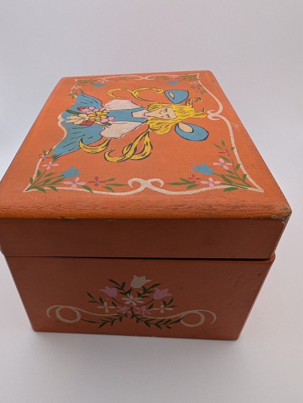 Vintage Japanese Ballerina Music Box, Works, With Extra Ballerina 6"x4"x3.5"