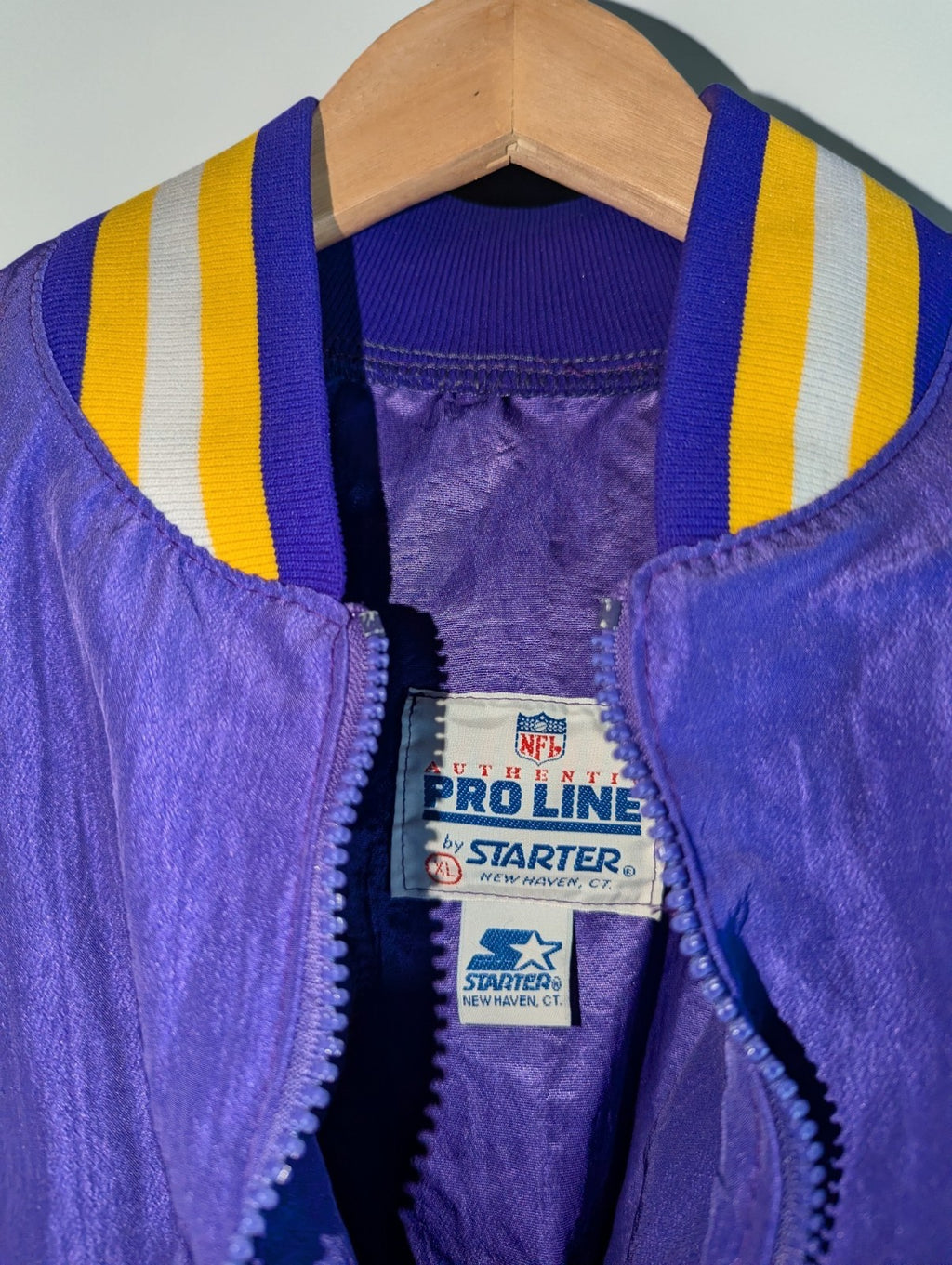 90s Minnesota Vikings Starter Pullover Windbreaker Jacket, Men's XL