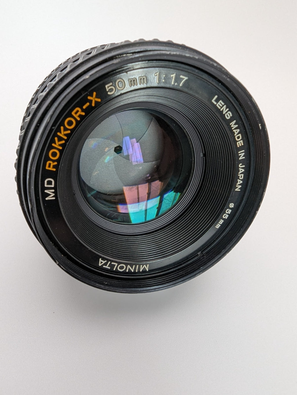 Vintage Minolta MD Rokkor-X 50mm 1:1.7 Lens
