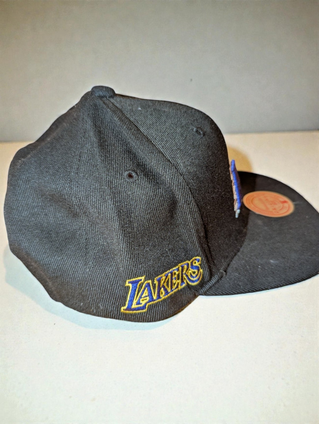 Mitchell & Ness Los Angeles Lakers Hardwood Classics Black Snapback Hat