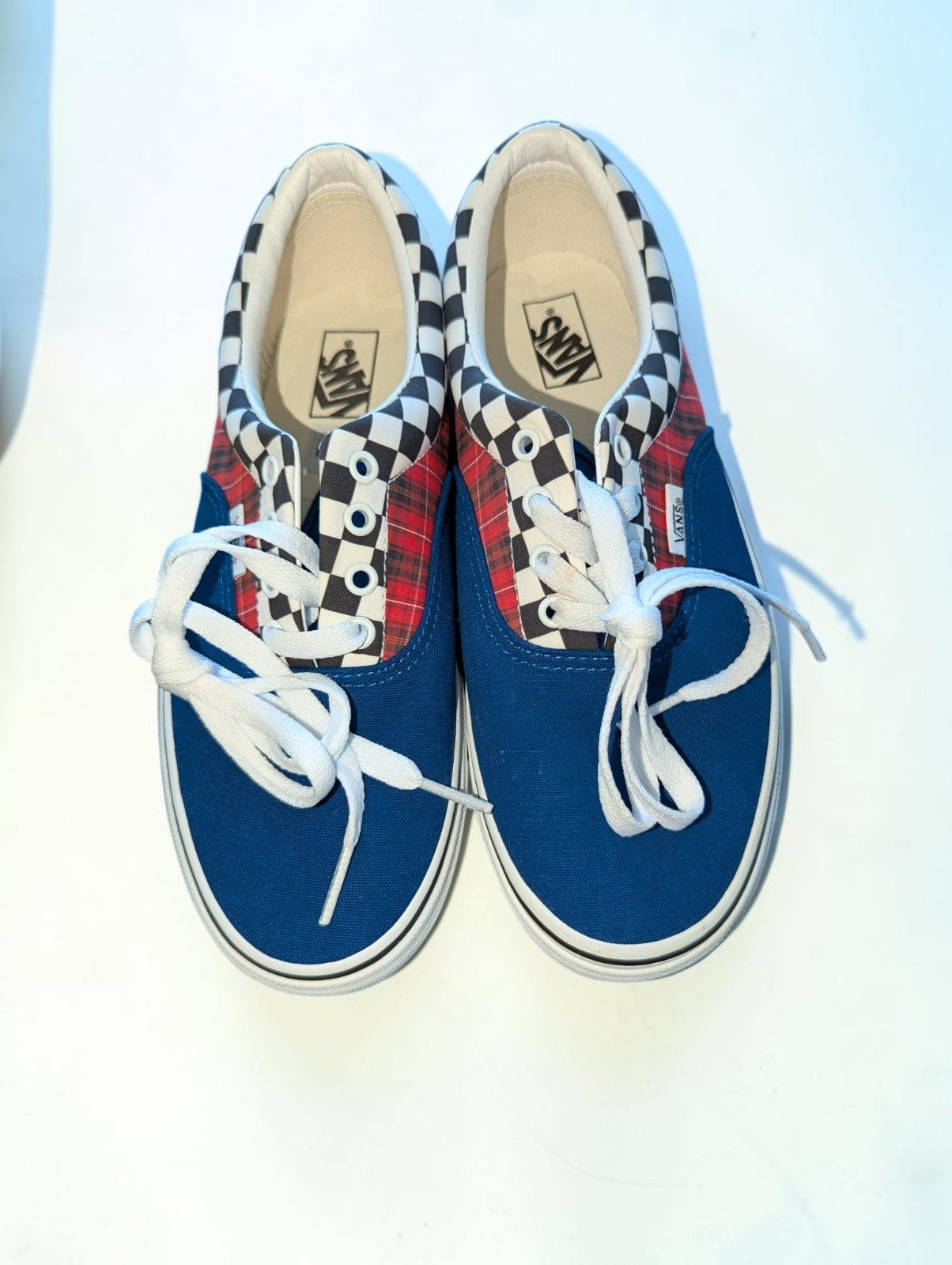 Vans Era Skate Shoes Plaid Checkerboard Colorway, Youth Size 5.5