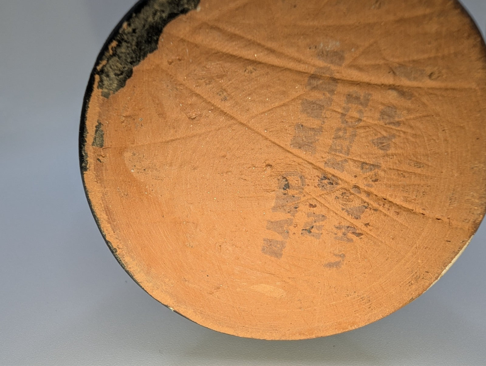 Greek Pottery Amphora Vase, Sphinx Greek Key Pattern 6"