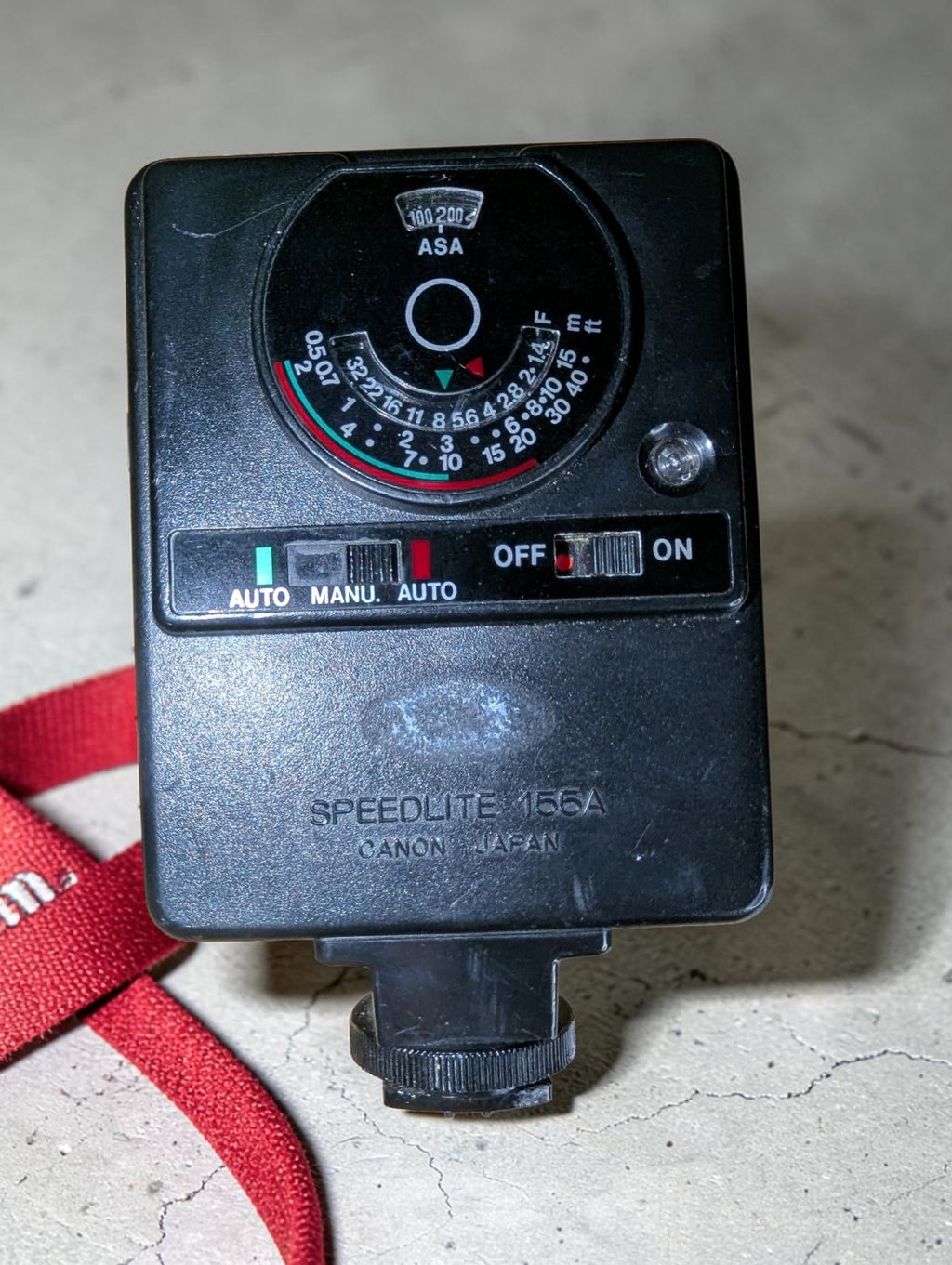 Vintage Canon AE-1 Program with FD 100mm Focus Lens and Speedlite 155A