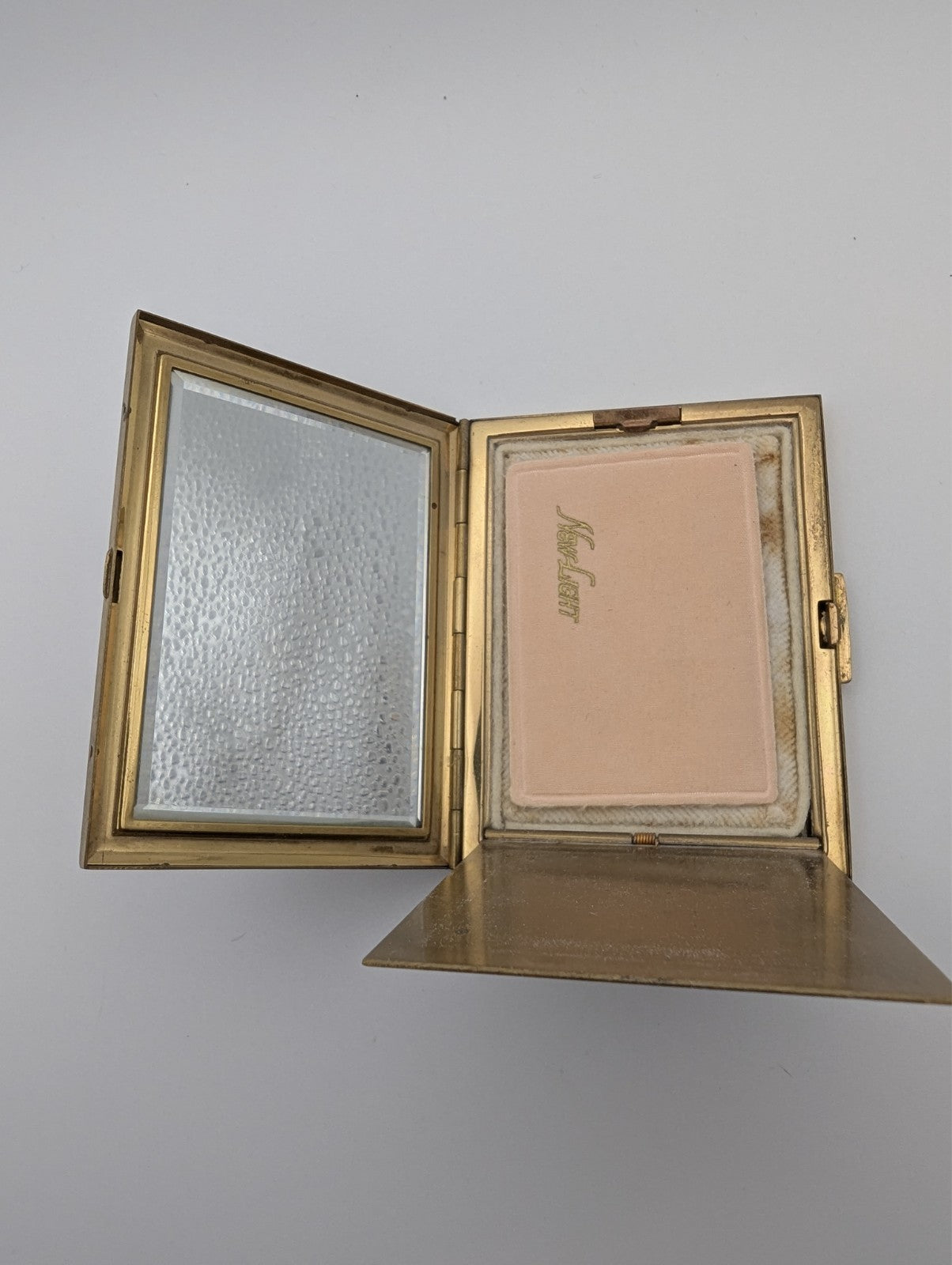 Vintage French Flag Compact/Mirror, 3"x2"