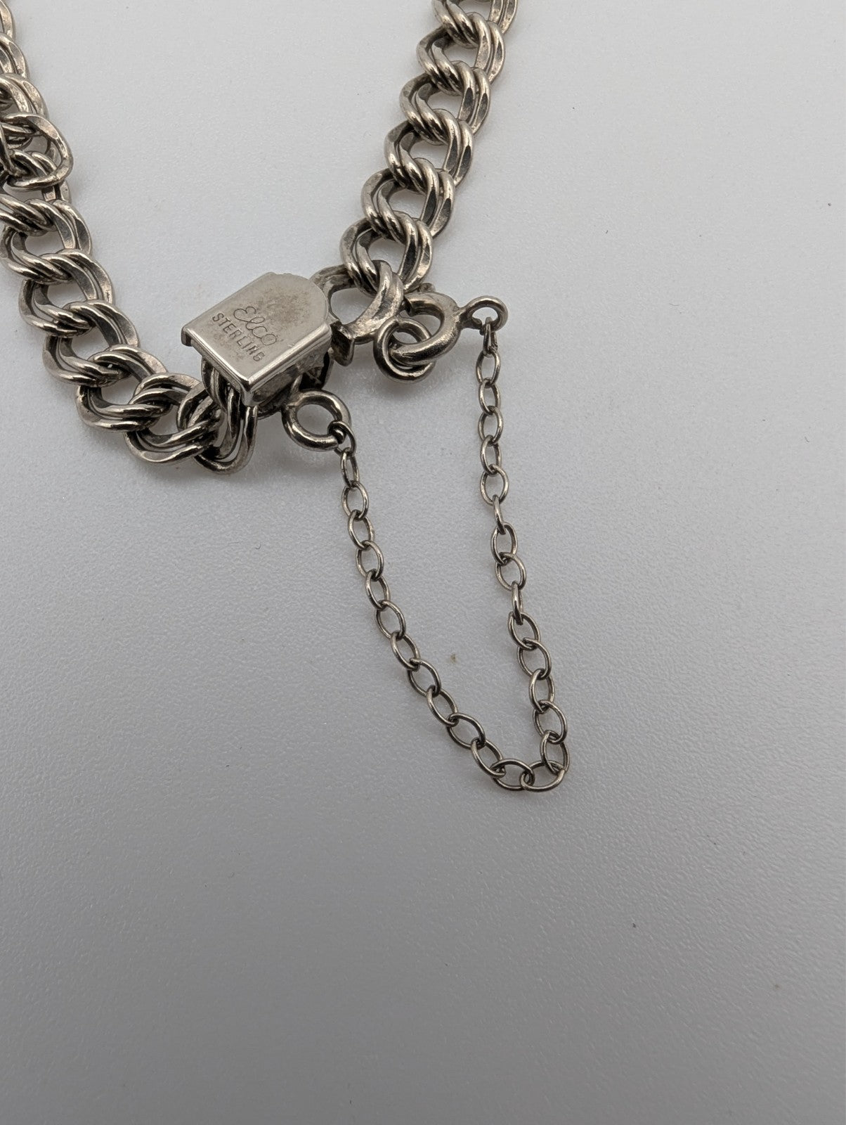 James Avery Sterling Silver Double Curb Charm Bracelet, 7"