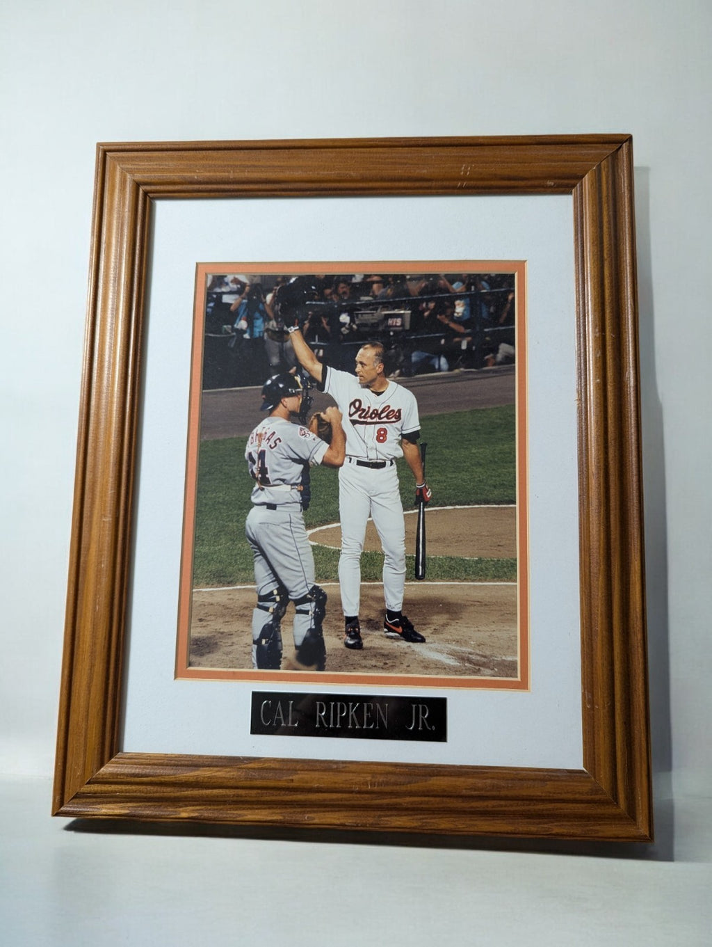 Cal Ripken Jr. Photo and Plaque, Framed
