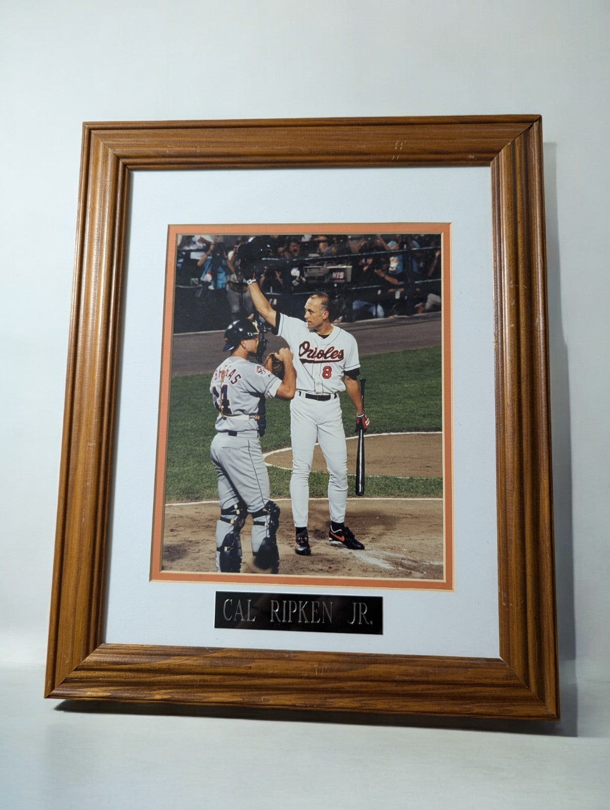 Cal Ripken Jr. Photo and Plaque, Framed