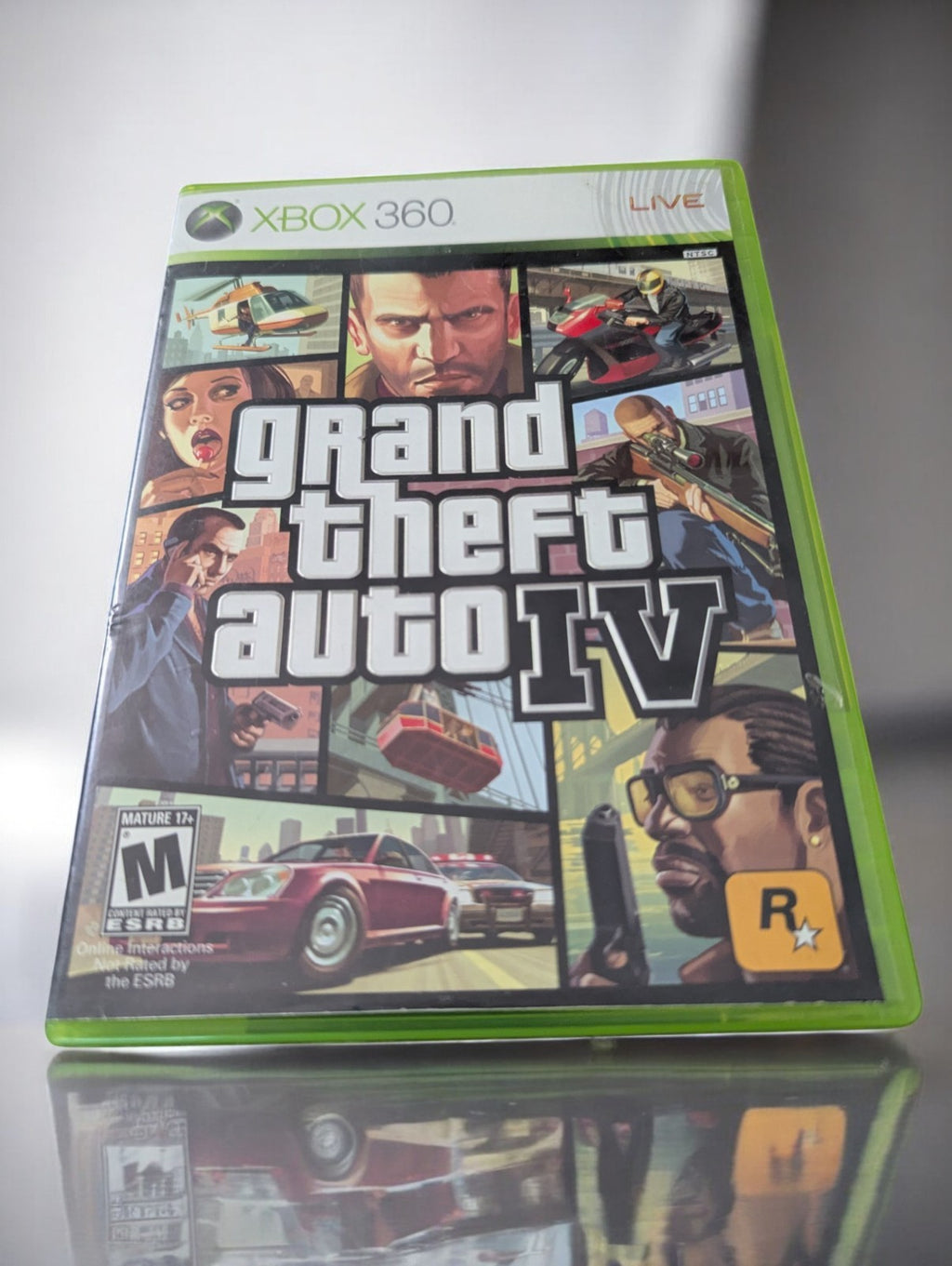 Xbox 360 Grand Theft Auto IV Game with Manual and Map, Great Condition