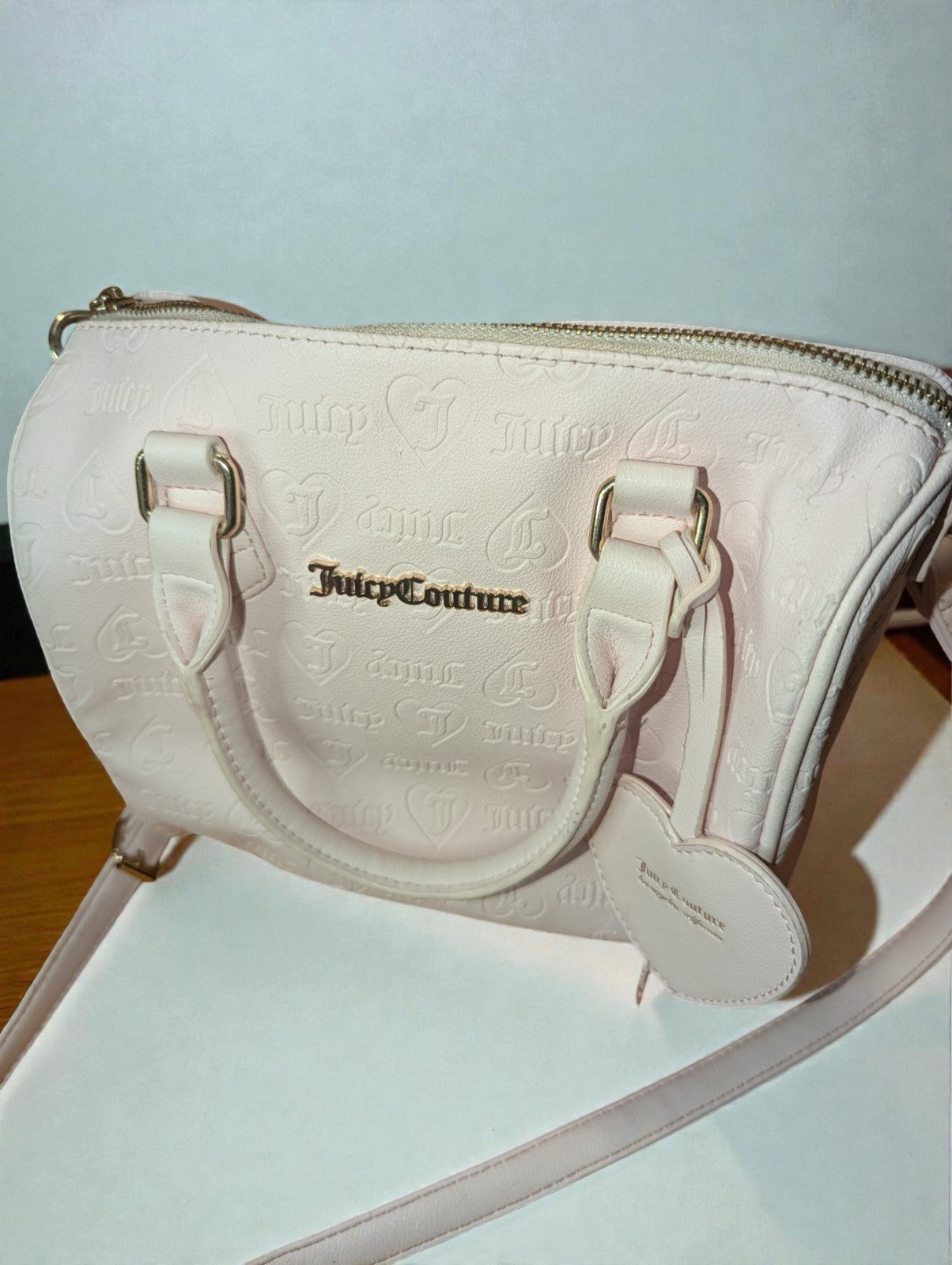 Juicy Couture Flawless Dome Satchel Handbag, Light Pink
