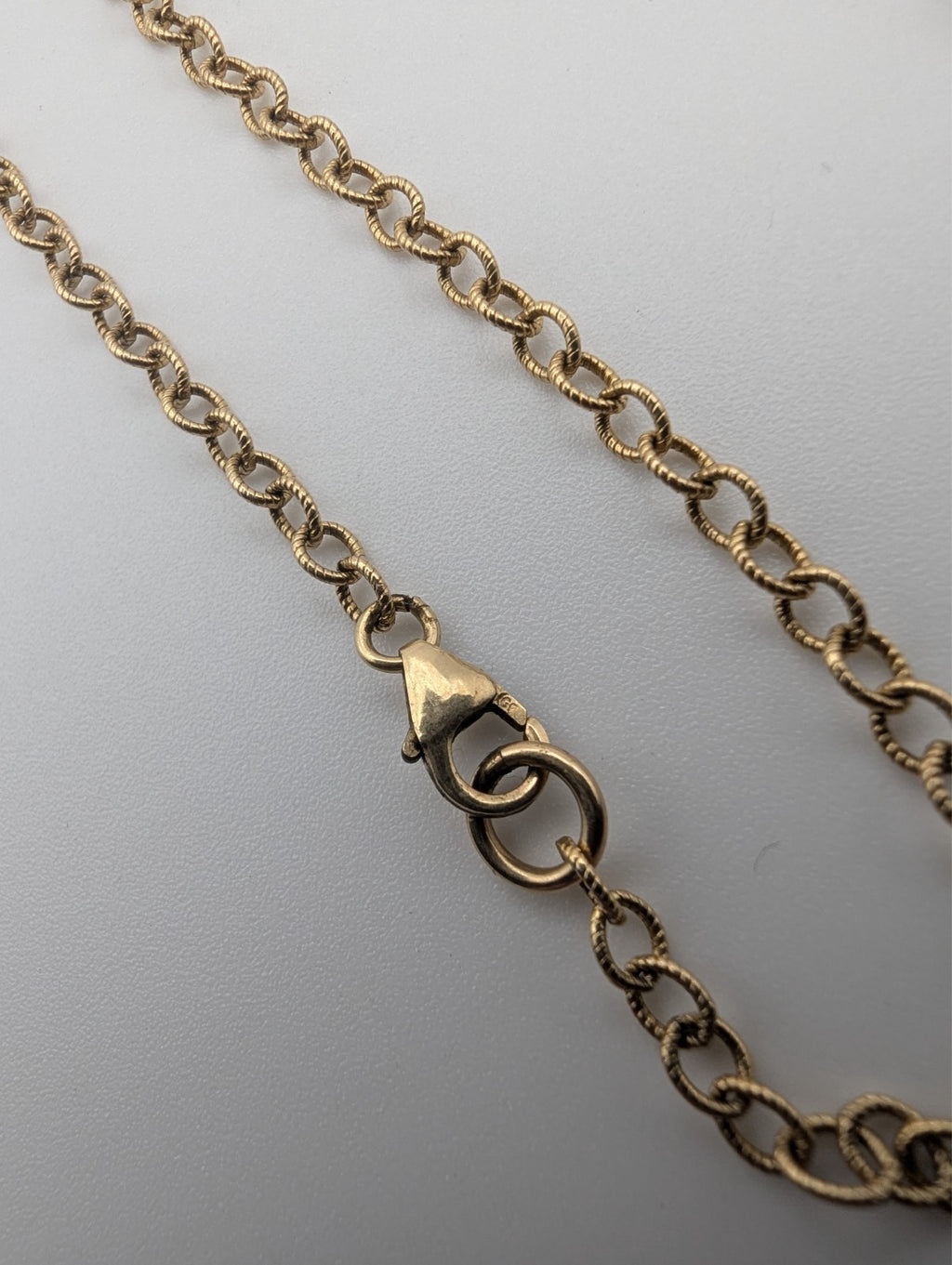 Vintage Virgin Mary 925 Pendant on Gold Filled Chain Necklace