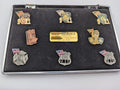 Collection of September 11, 2001 commemorative lapel pins (8)