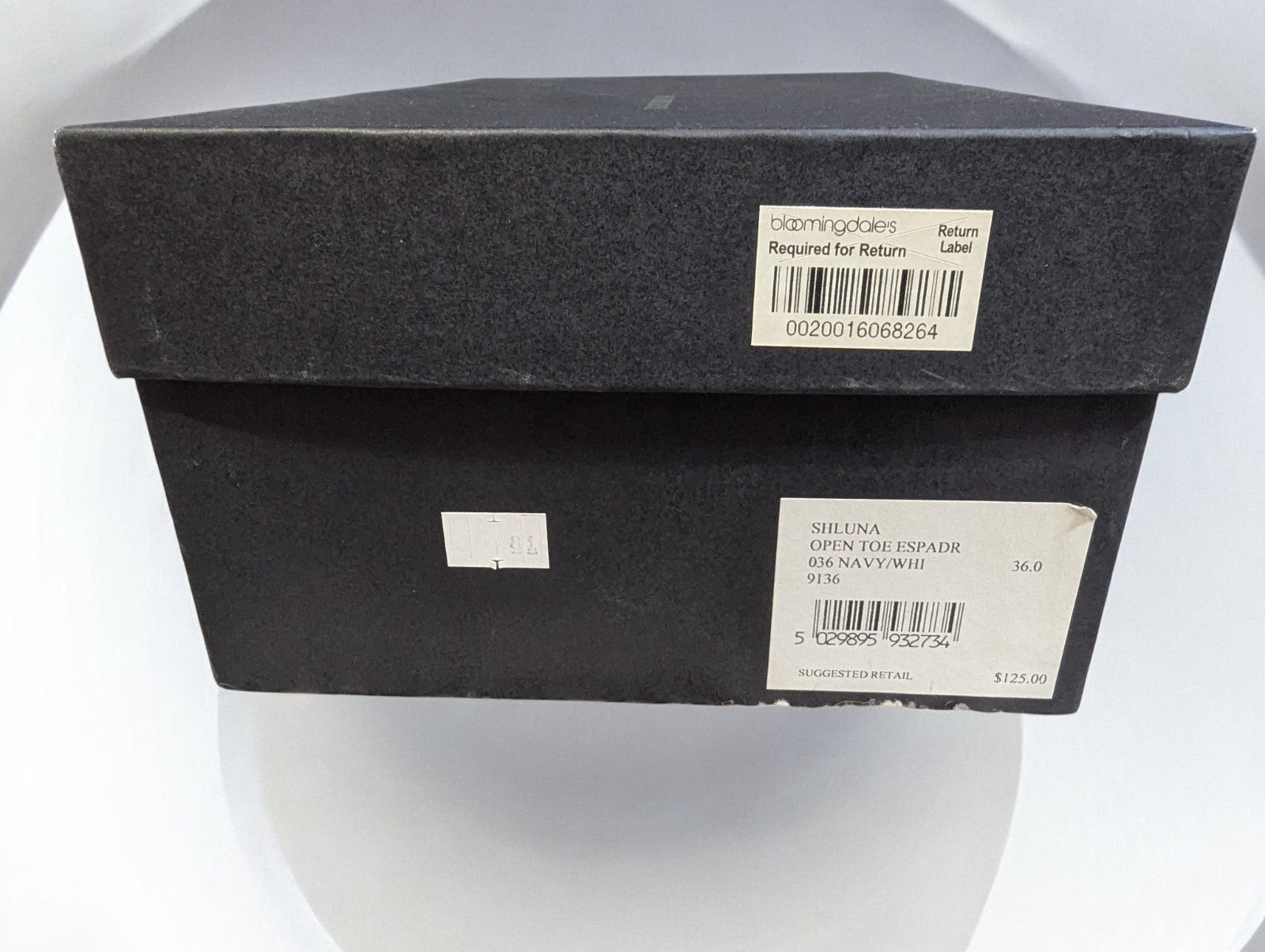 Burberry Espadrille Slides, Black & White Logo, Women's Size 36, Box & Dust Bag