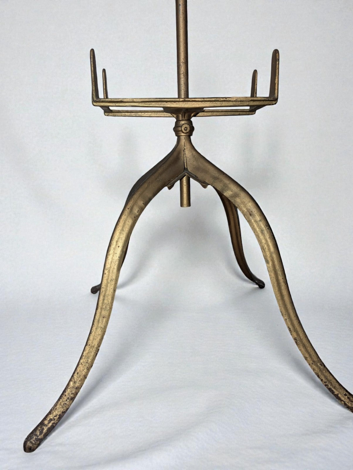Antique Ornate Adjustable Dictionary/Bible Stand, Cast Iron Geo J Flanagan