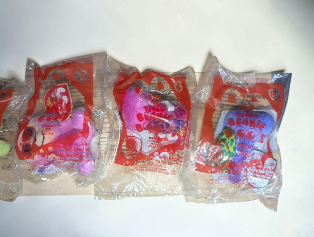 McDonald's TY Teenie Beanie Boos Happy Meal Toy Lot, 2 Extra