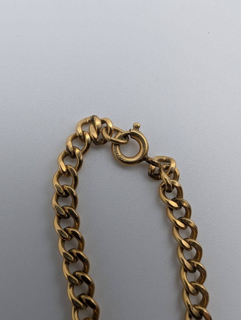 Vintage 10K Gold Filled Bell System Bracelet, 7"