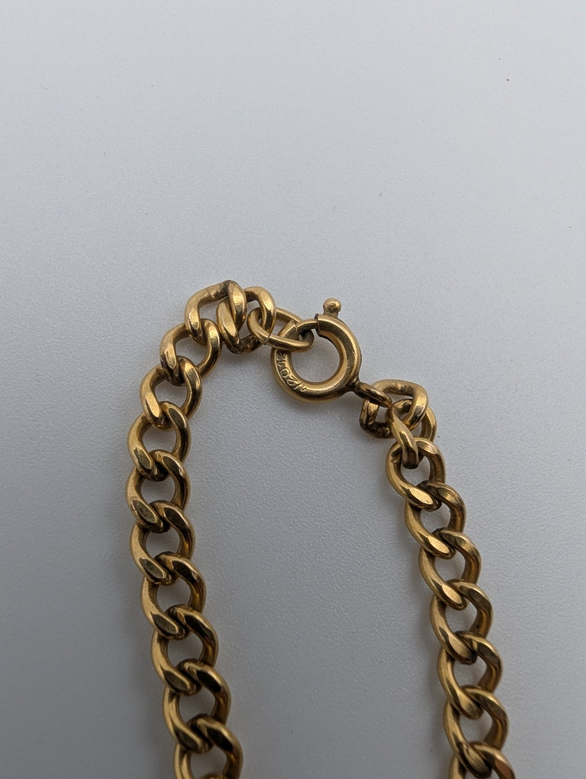 Vintage 10K Gold Filled Bell System Bracelet, 7"