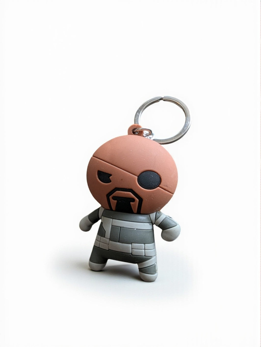 (3) Marvel 3D Keychains, Lot of 3 Nick Fury, Tsum Tsum Black Cat, Hulk