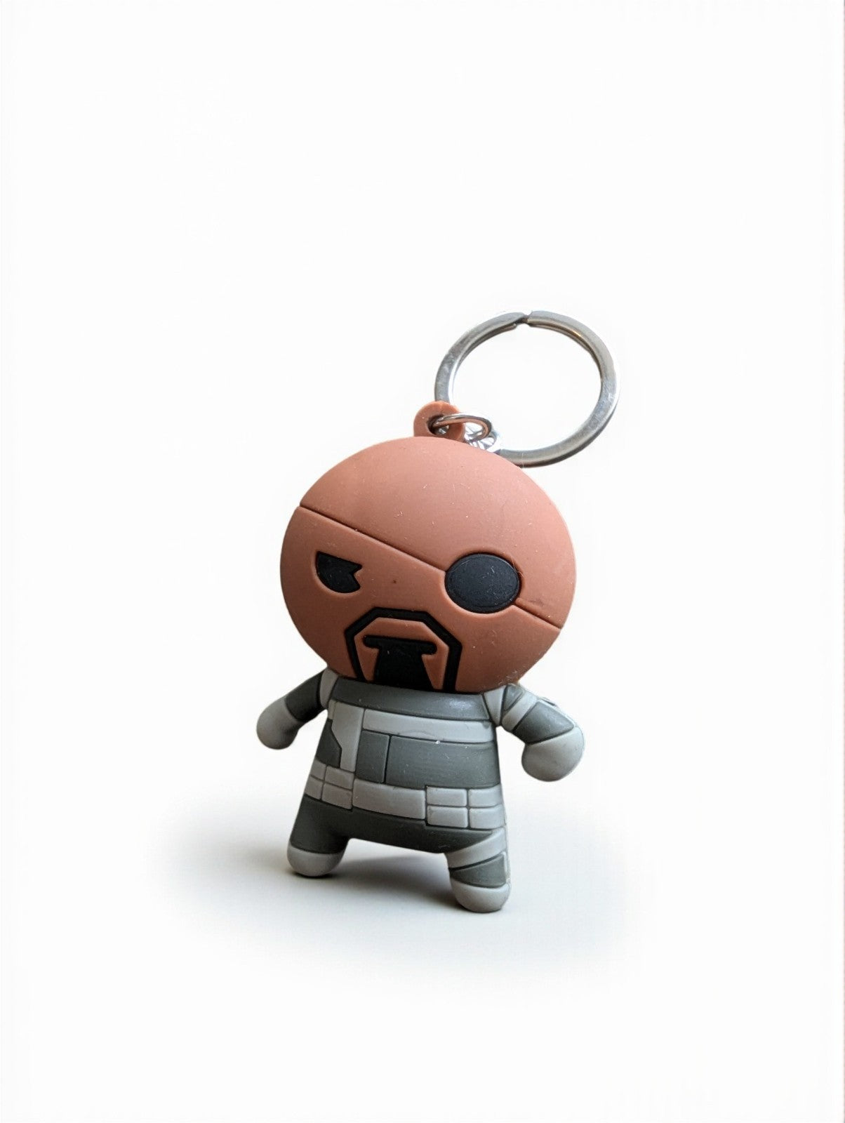 (3) Marvel 3D Keychains, Lot of 3 Nick Fury, Tsum Tsum Black Cat, Hulk