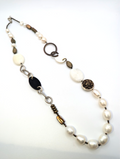 Retired Silpada "Go Coastal" Necklace, Freshwater Pearl/Sterling Silver, 24"